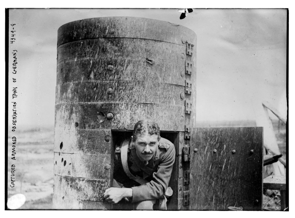 Captured armored observation tank of Germans LCCN2014705555