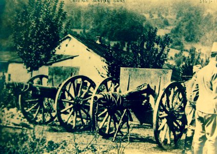 Captured Serbian Guns, WWI (29488054201)