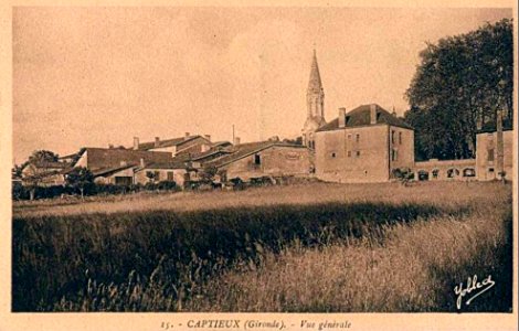 Captieux - vue générale