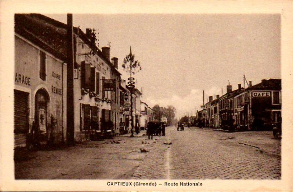 Captieux - route nationale 3