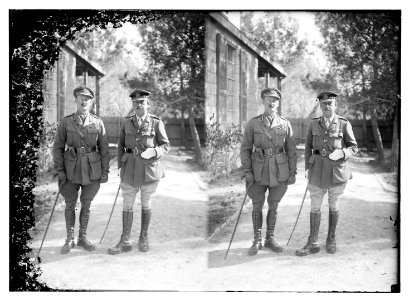 Capture & occupation of Palestine. Brit. (i.e., British) officers LOC matpc.08068