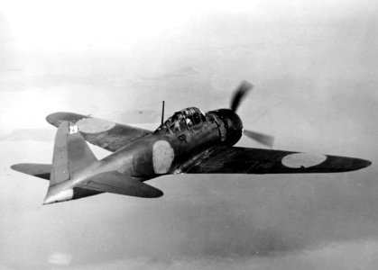 Captured A6M5 in flight 1944