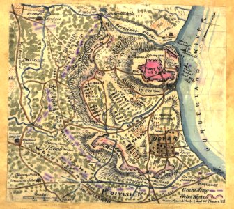 Capture of Fort Donelson map
