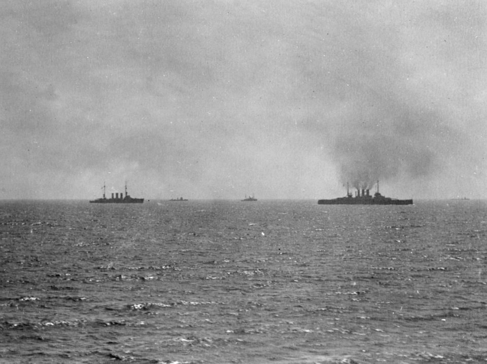 Captured German ships off the Virginia Capes in July 1921