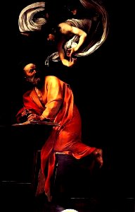 Caravaggio - San Matteo e l'angelo photo