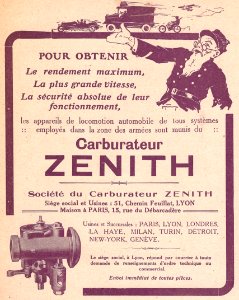 Carburateur ZENITH