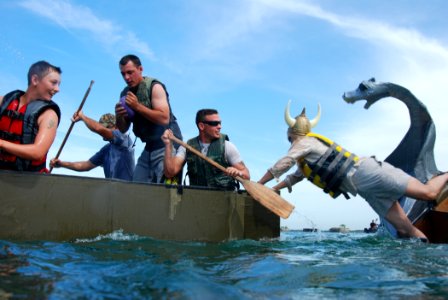 Cardboard Box Boat Regatta DVIDS94265