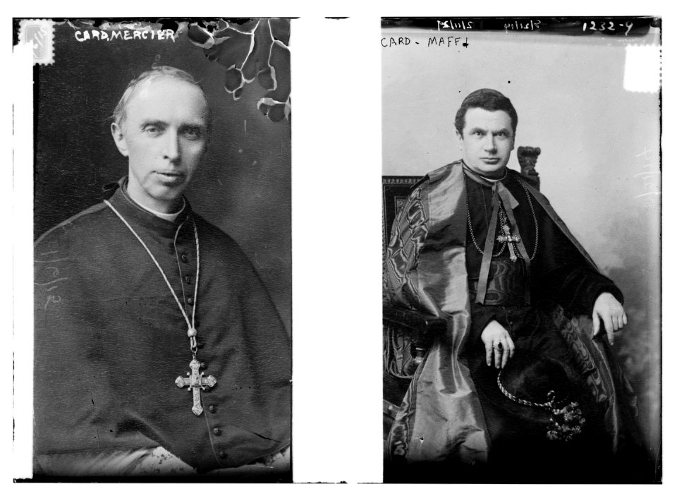 Cardinal Mercier and Cardinal Maffi LCCN2014686363