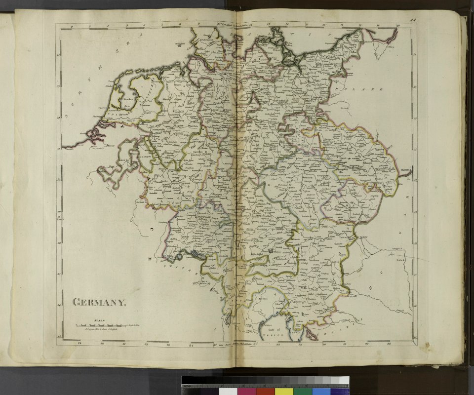Carey's general atlas. Germany