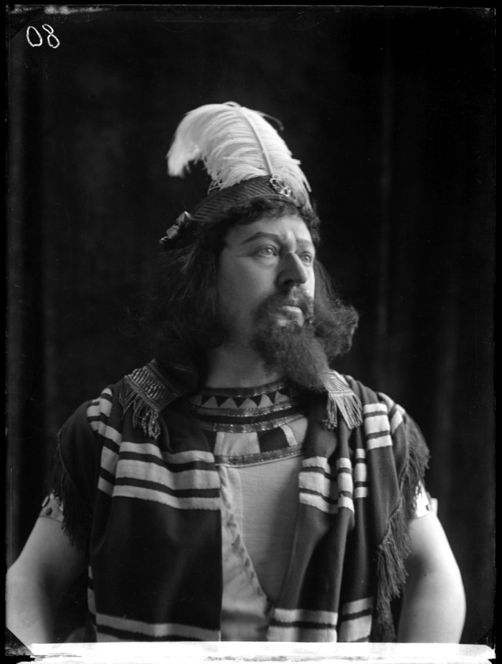 Carl August Söderman in Aida at Kungliga Operan 1900 - SMV - NS157