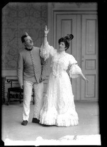 Carl Barcklind and Anna Rustan in Min toreador at Djurgårdsteatern 1905 - SMV - NB033