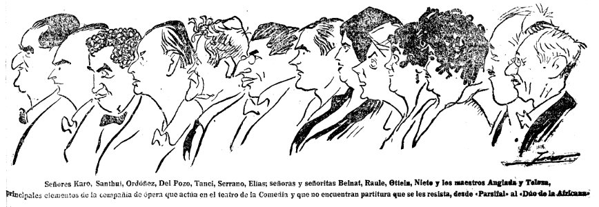 Caricaturas de Tovar, El Imparcial, 10-09-1916