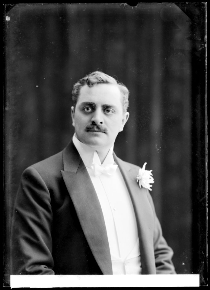 Carl Barcklind in Den glada änkan at Oscarsteatern 1907 - SMV - NB019