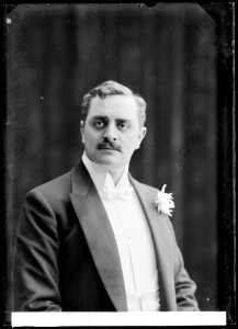 Carl Barcklind in Den glada änkan at Oscarsteatern 1907 - SMV - NB019
