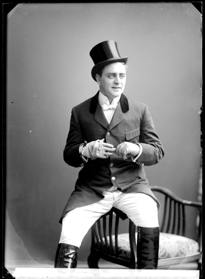 Carl Barcklind in Dollarprinsessan at Oscarsteatern 1908 - SMV - NB008