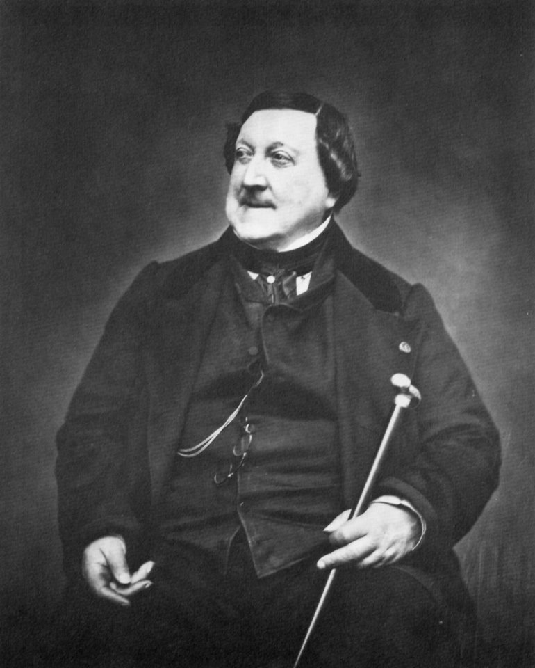Carjat, Etienne - Porträt Giacomo Rossini (Zeno Fotografie)