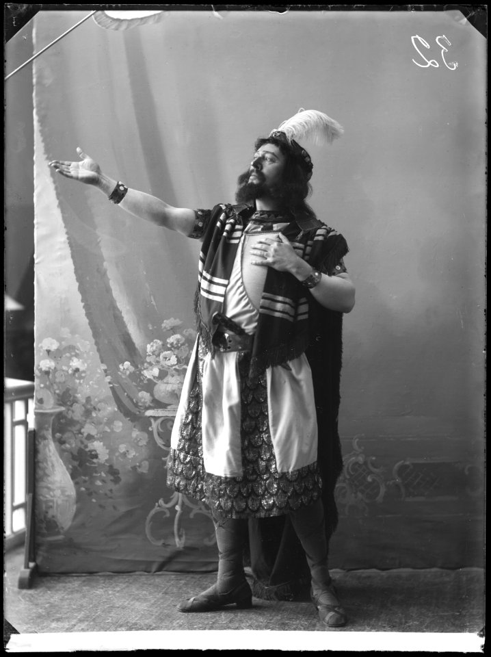 Carl August Söderman in Aida at Kungliga Operan 1900 - SMV - NS156