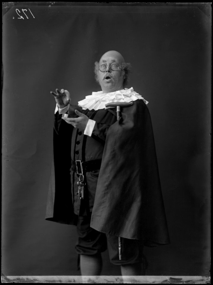 Carl August Söderman in Barberaren i Sevilla at Kungliga Operan 1902 - SMV - NS159