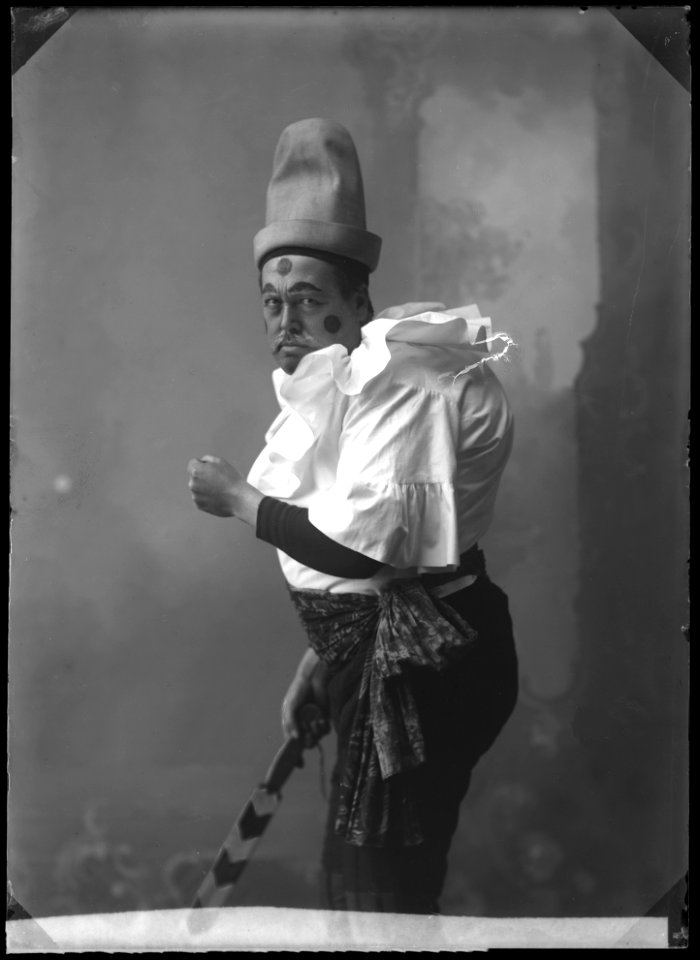 Carl August Söderman in Pajazzo at Kungliga Operan 1904 - SMV - GS132