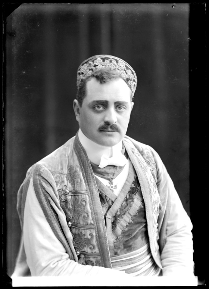 Carl Barcklind in Den glada änkan at Oscarsteatern 1907 - SMV - NB020