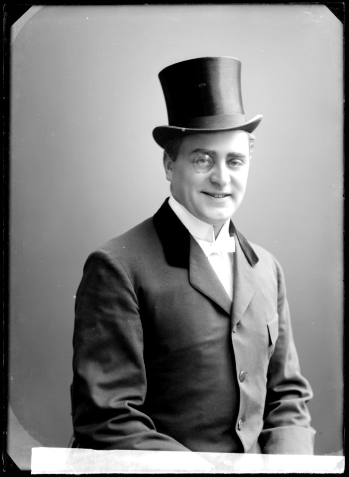 Carl Barcklind in Dollarprinsessan at Oscarsteatern 1908 - SMV - NB009