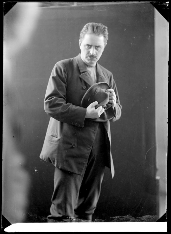 Carl Barcklind in Vis-Johan at Vasateatern 1903 - SMV - NB038