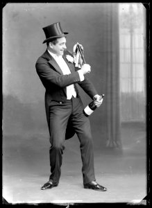 Carl Barcklind in Greven av Luxemburg at Oscarsteatern 1910 - SMV - NB027