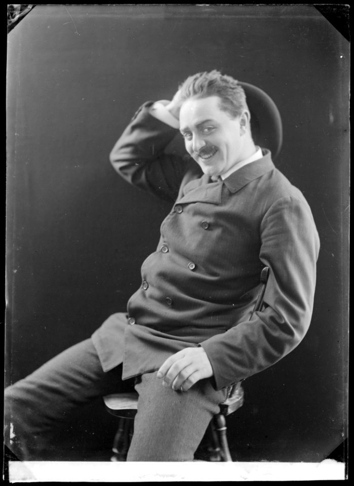 Carl Barcklind in Vis-Johan at Vasateatern 1903 - SMV - NB037