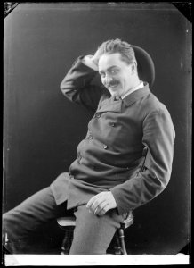Carl Barcklind in Vis-Johan at Vasateatern 1903 - SMV - NB037