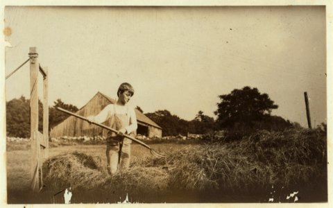 Carl Brown, eleven years old. He and his father run a farm of 160 acres in Southern Vermont. He is overgrown, sluggish, but he said- 'I'd ruther go to school.' See Hine Report, Rural Child LOC nclc.00309
