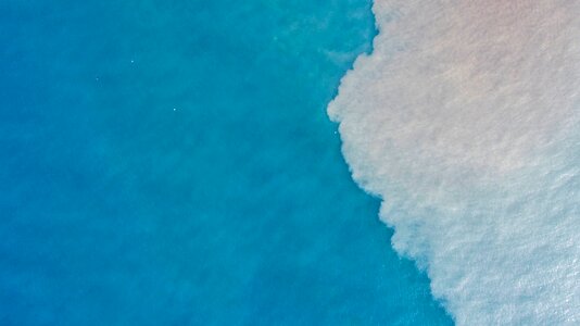 Water blue gradient photo