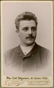 Carl Hagman, porträtt - SMV - H3 131