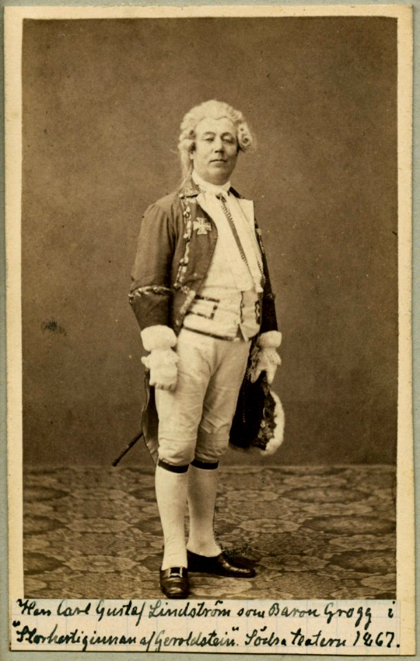 Carl Gustaf Lindström, rollporträtt - SMV - H5 106