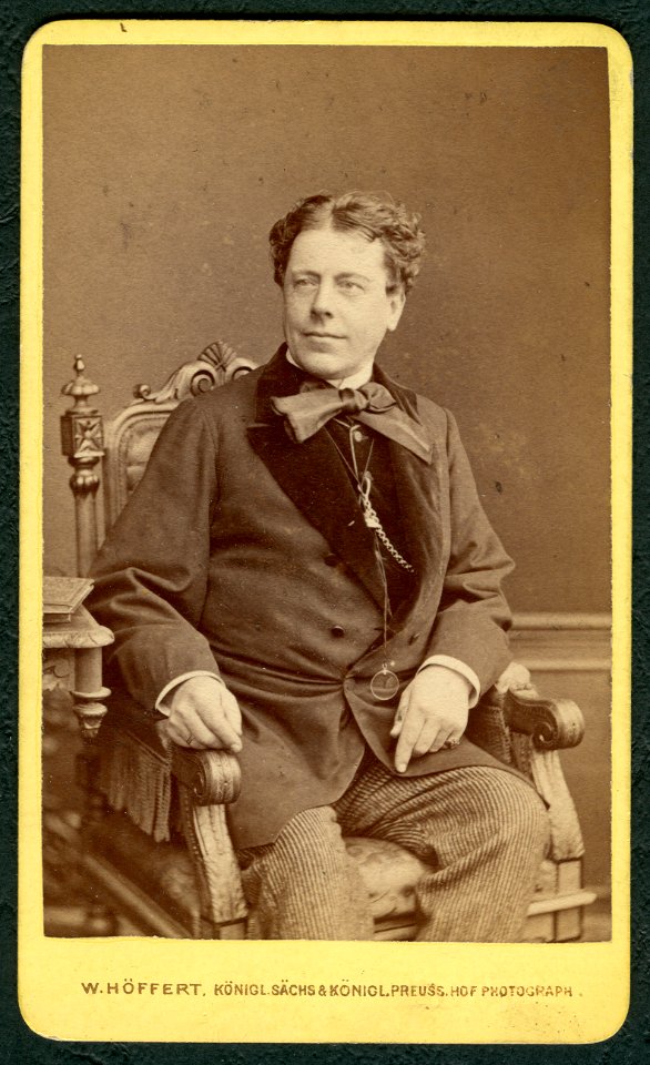 Carl Mittell 1877 Foto Höffert Carte de visite