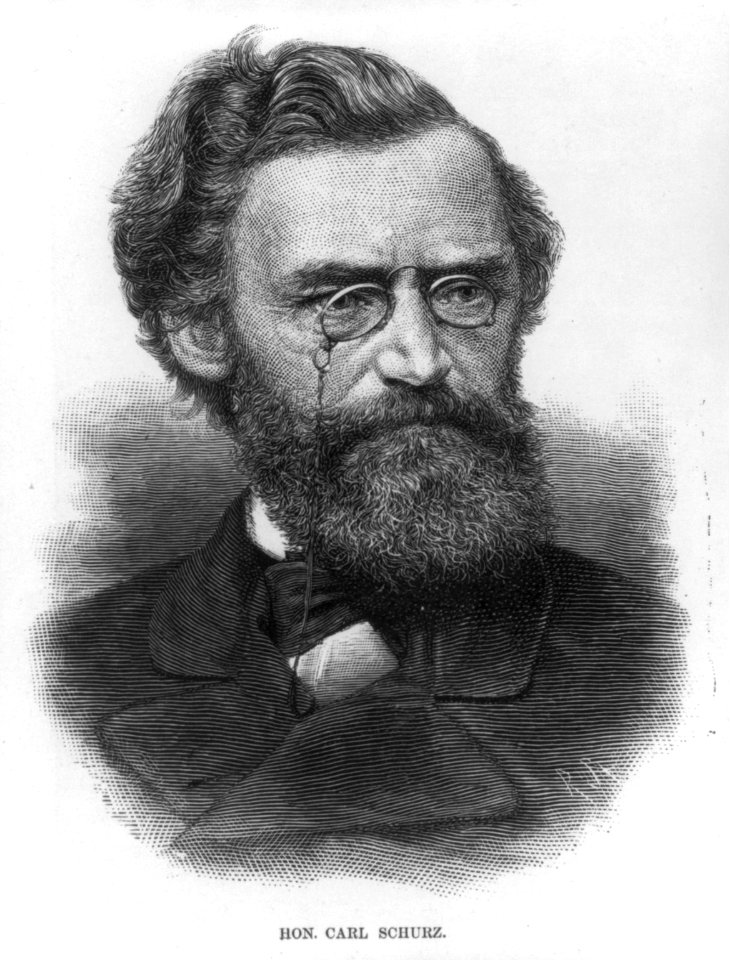 Carl Schurz, 1829-1906, head and shoulders, facing right LCCN2006691929