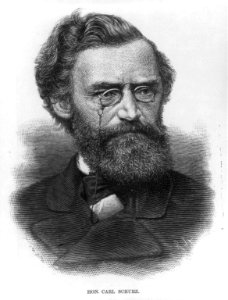 Carl Schurz, 1829-1906, head and shoulders, facing right LCCN2006691929