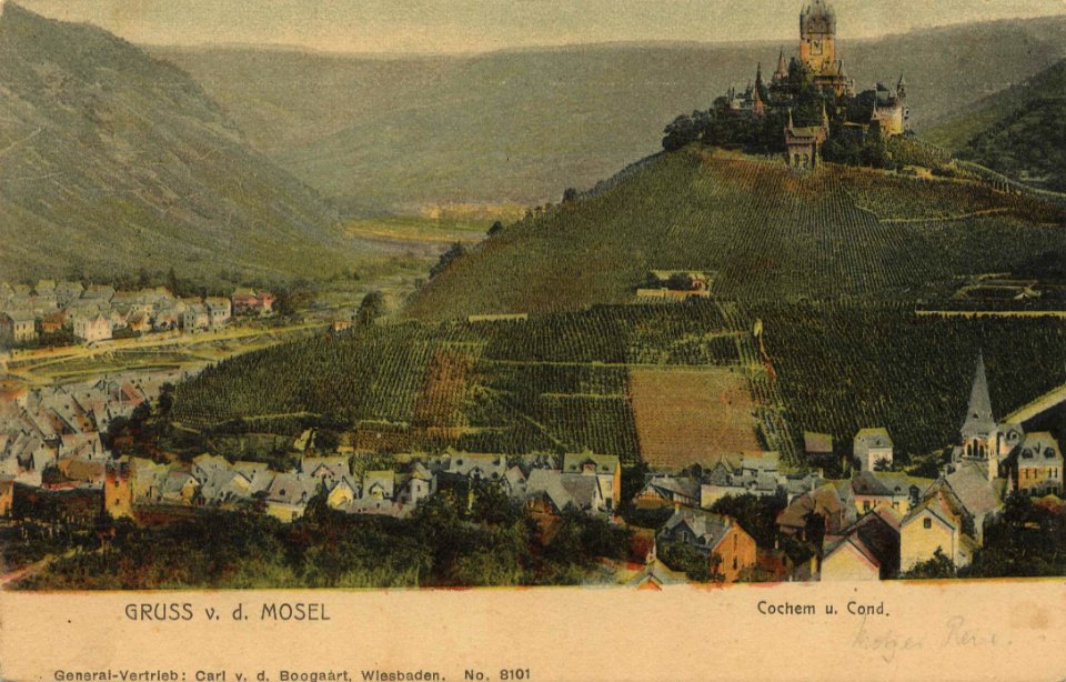 Cochem, Rheinland-Pfalz - Stadtansicht (Zeno Ansichtskarten)