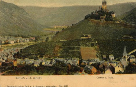 Cochem, Rheinland-Pfalz - Stadtansicht (Zeno Ansichtskarten)