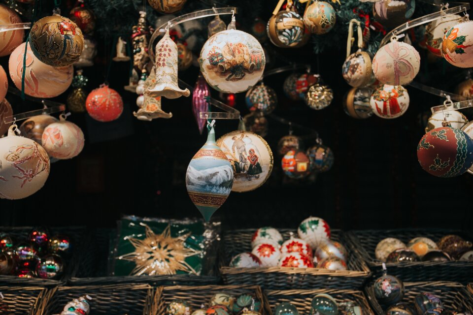 Ornament basket decor