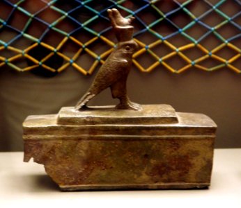 Coffin or reliquary ornated with a falcon-A 2004-87-P8050401