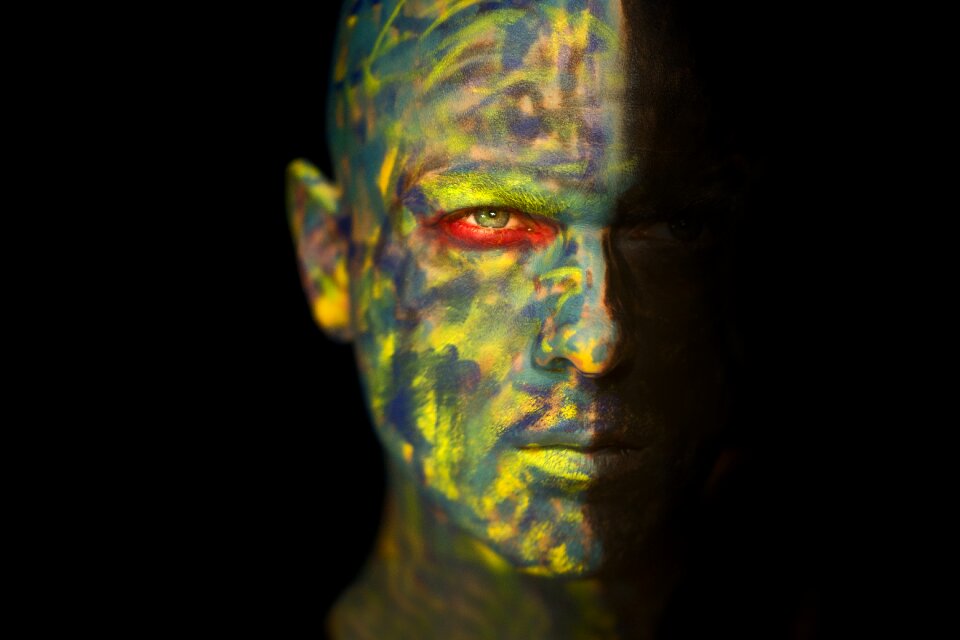 Green red camouflage
