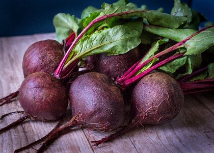 Purple green vegetables