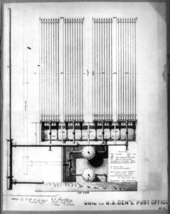 Coil for U.S. General Post Office, top view LCCN2002718066