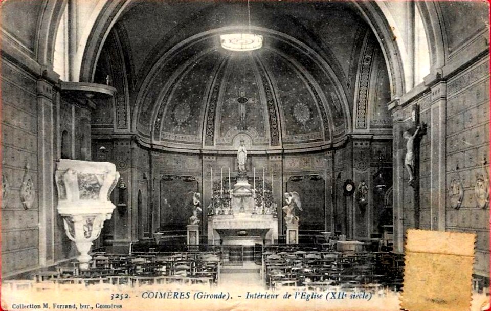 Coimères - église intérieure