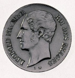 Coin BE 20c Leopold I obv 17