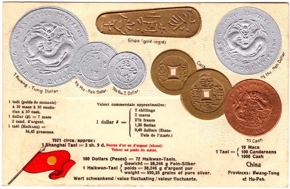 Coin postcard China (obv)