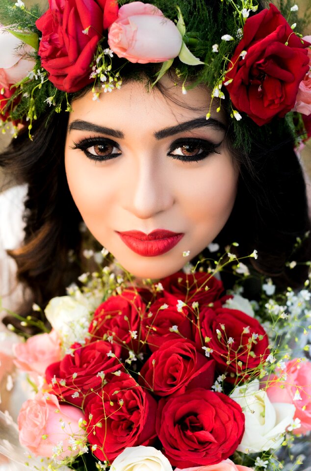 Bouquet wedding bride and groom photo