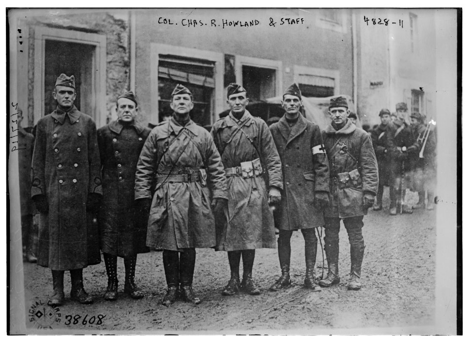 Col Chas. R. Howland & staff LCCN2014708402