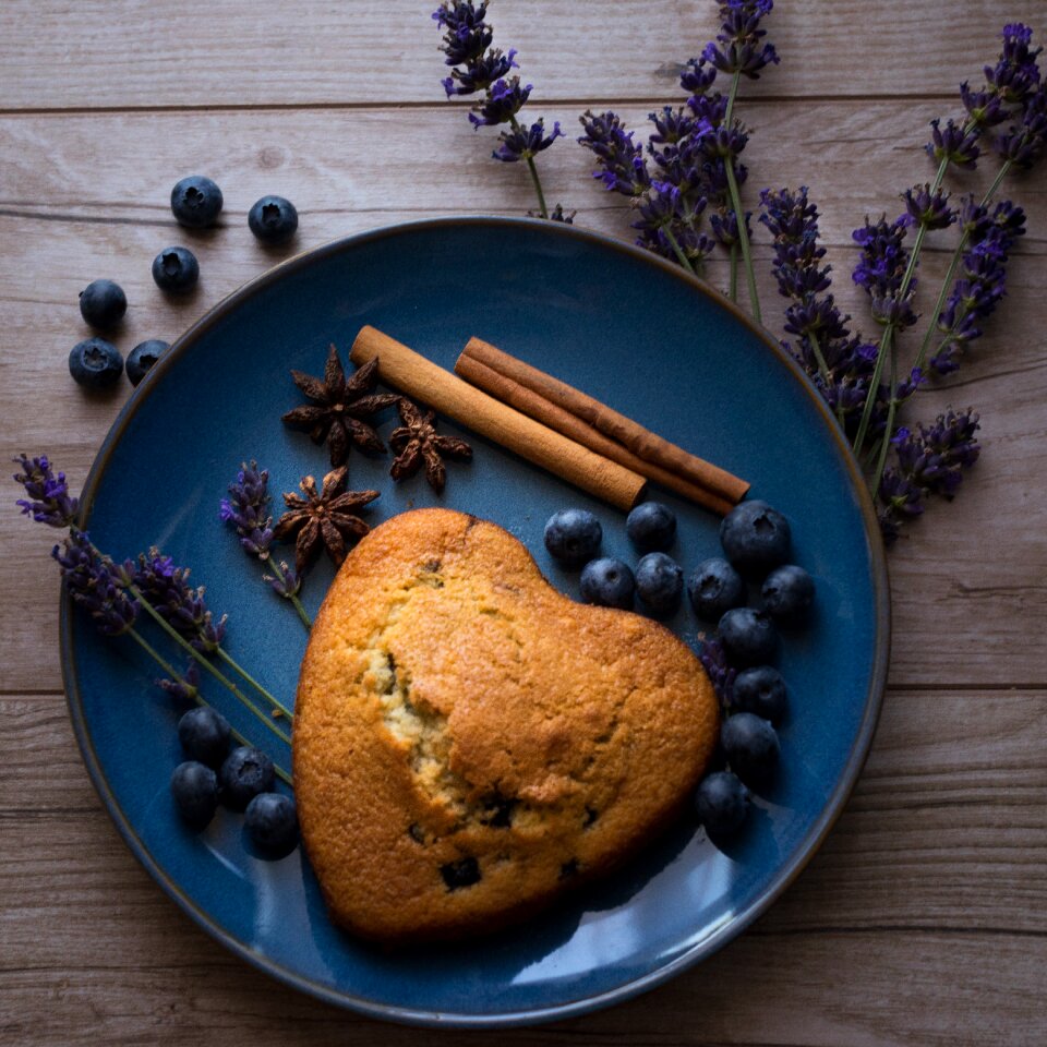 Blueberries lavender spices