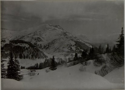 Col di Lanaspitze, im Vorgrund Col di Rode, links Siefsattel im Tal Ort Contrin. (BildID 15459688)